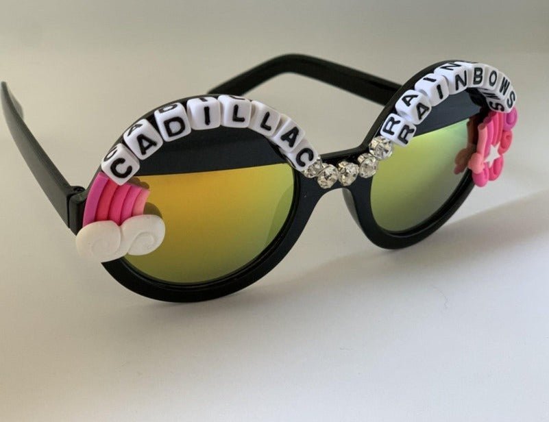 Rad & Refined Cadillac & Rainbows Statement Sunglasses Sunglasses by Rad and Refined as seen on celebrities