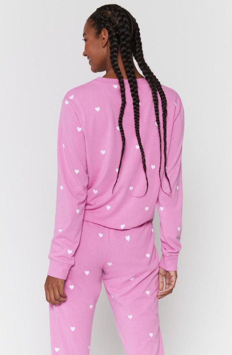 Spiritual Gangster Heart Crop Sweatshirt - Spoiled Brat