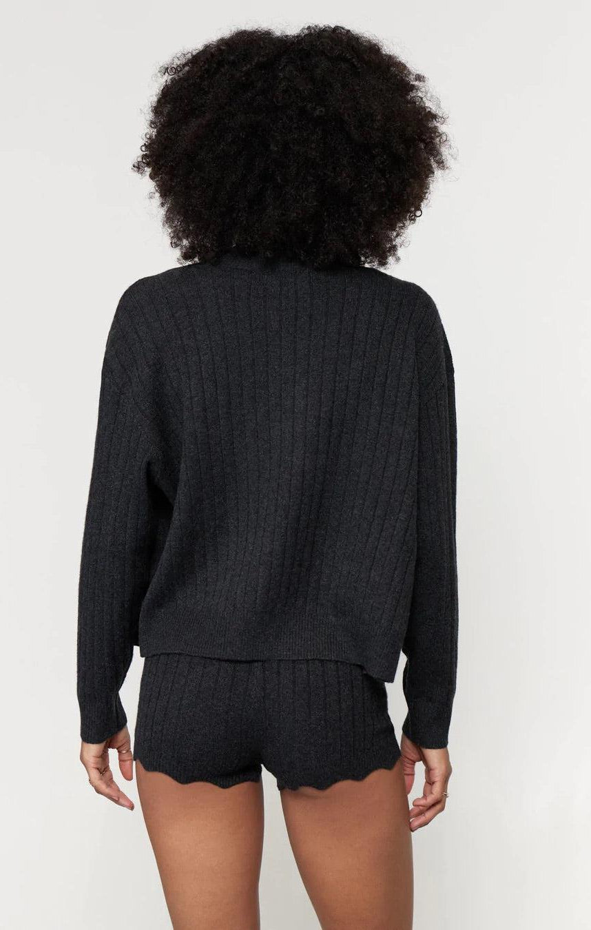 Spiritual Gangster Hudson Pointelle Cardigan Cardigan by Spiritual Gangster as seen on celebrities