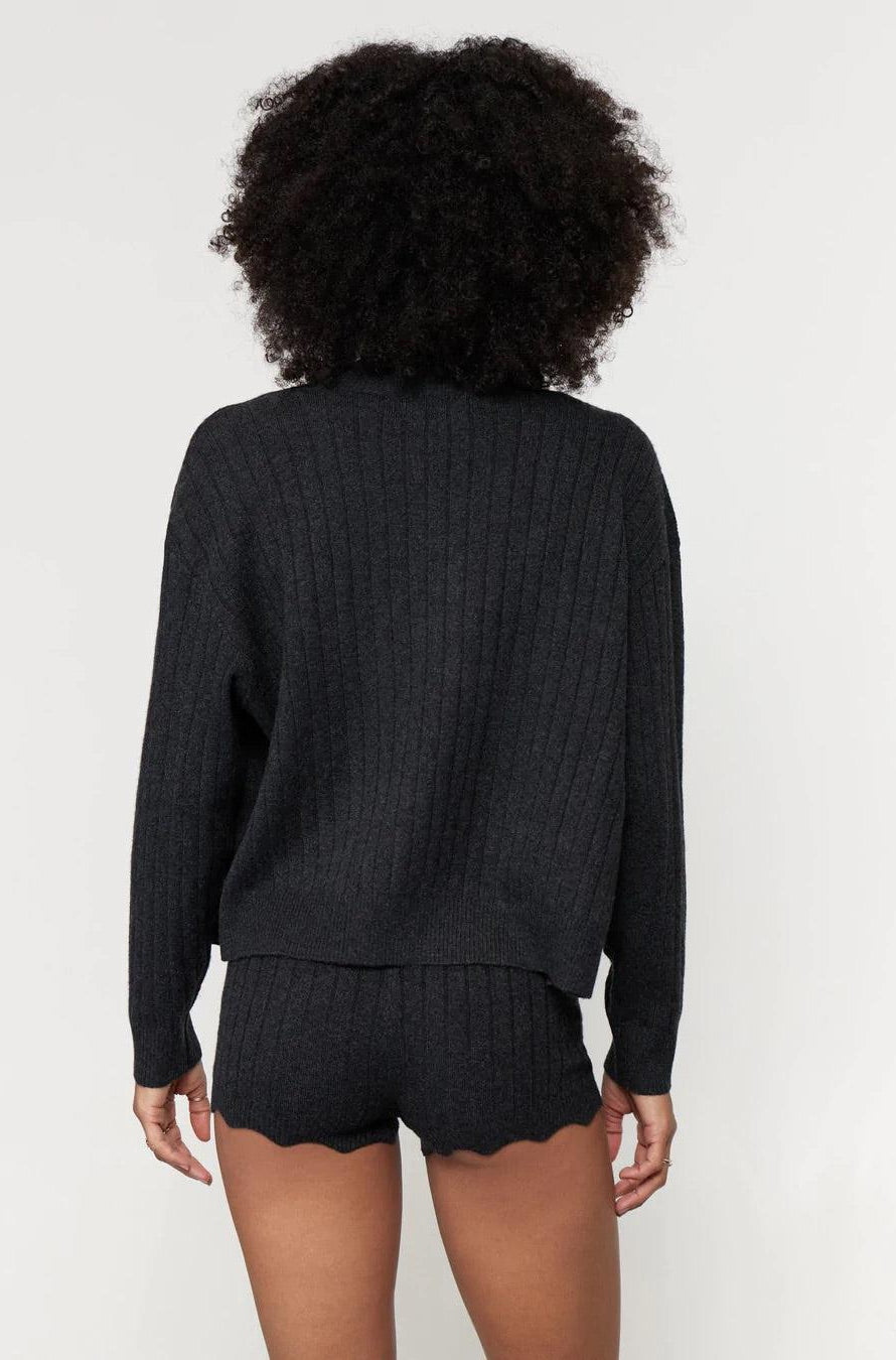 Spiritual Gangster Hudson Pointelle Cardigan Cardigan by Spiritual Gangster as seen on celebrities