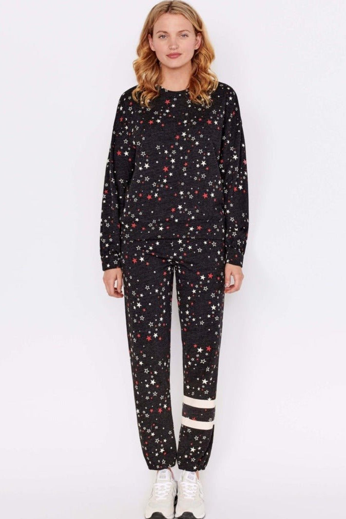 Sundry Clothing Stars Relaxed Sweatshirt Jumper by Sundry as seen on celebrities