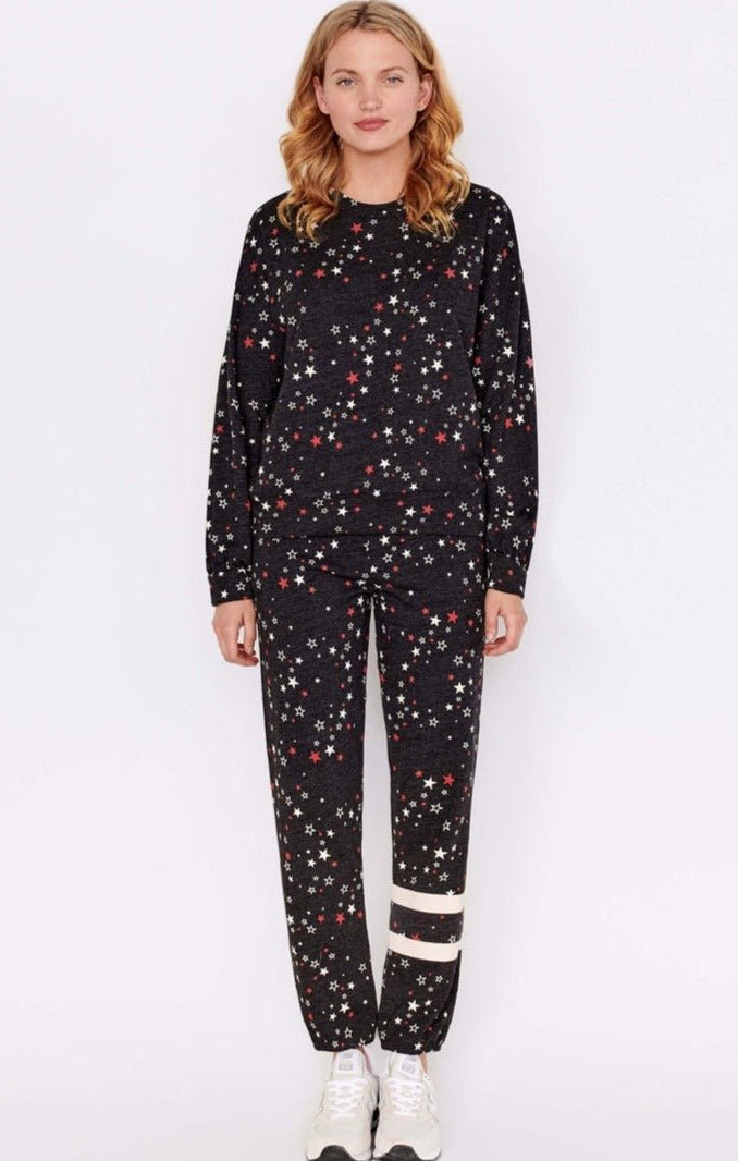 Sundry Clothing Stars Relaxed Sweatshirt Jumper by Sundry as seen on celebrities