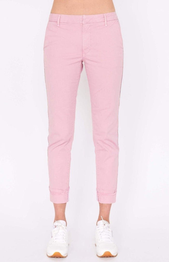 Sundry Glitter Stripe Roll Up Chino Trousers Trousers by Sundry as seen on celebrities