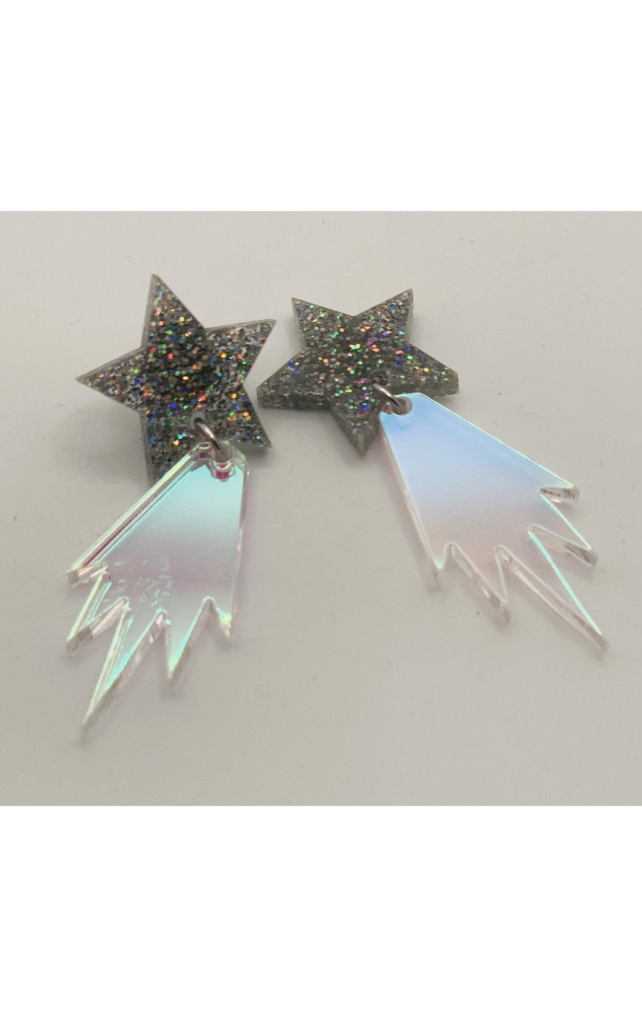 Suzywan DELUXE Falling Star Acrylic Earrings by Suzywan DELUXE – Earrings – | Spoiled Brat UK