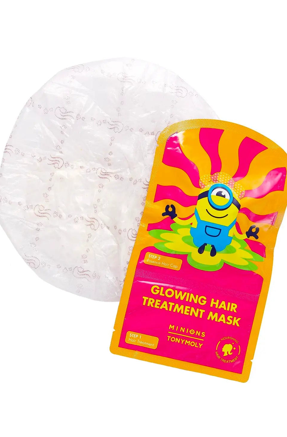 Tony Moly x Minions Glowing Hair Treatment Mask Beauty Product by Tony Moly as seen on celebrities