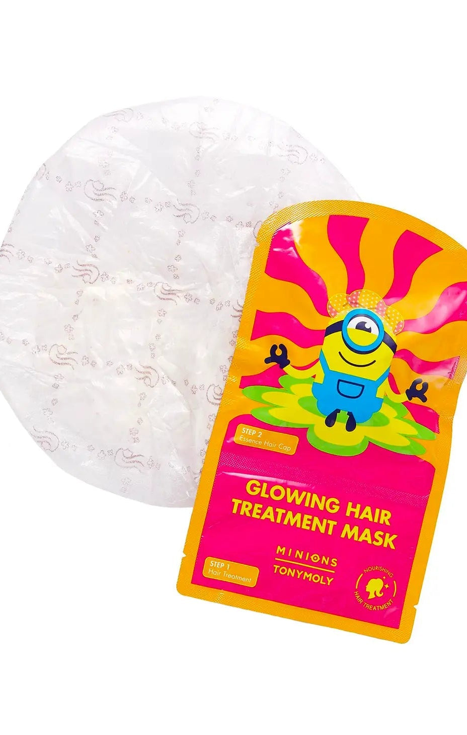 Shop Tony Moly Tony Moly x Minions Glowing Hair Treatment Mask Beauty Product for women – premium loungewear and festival fashion at Spoiled Brat