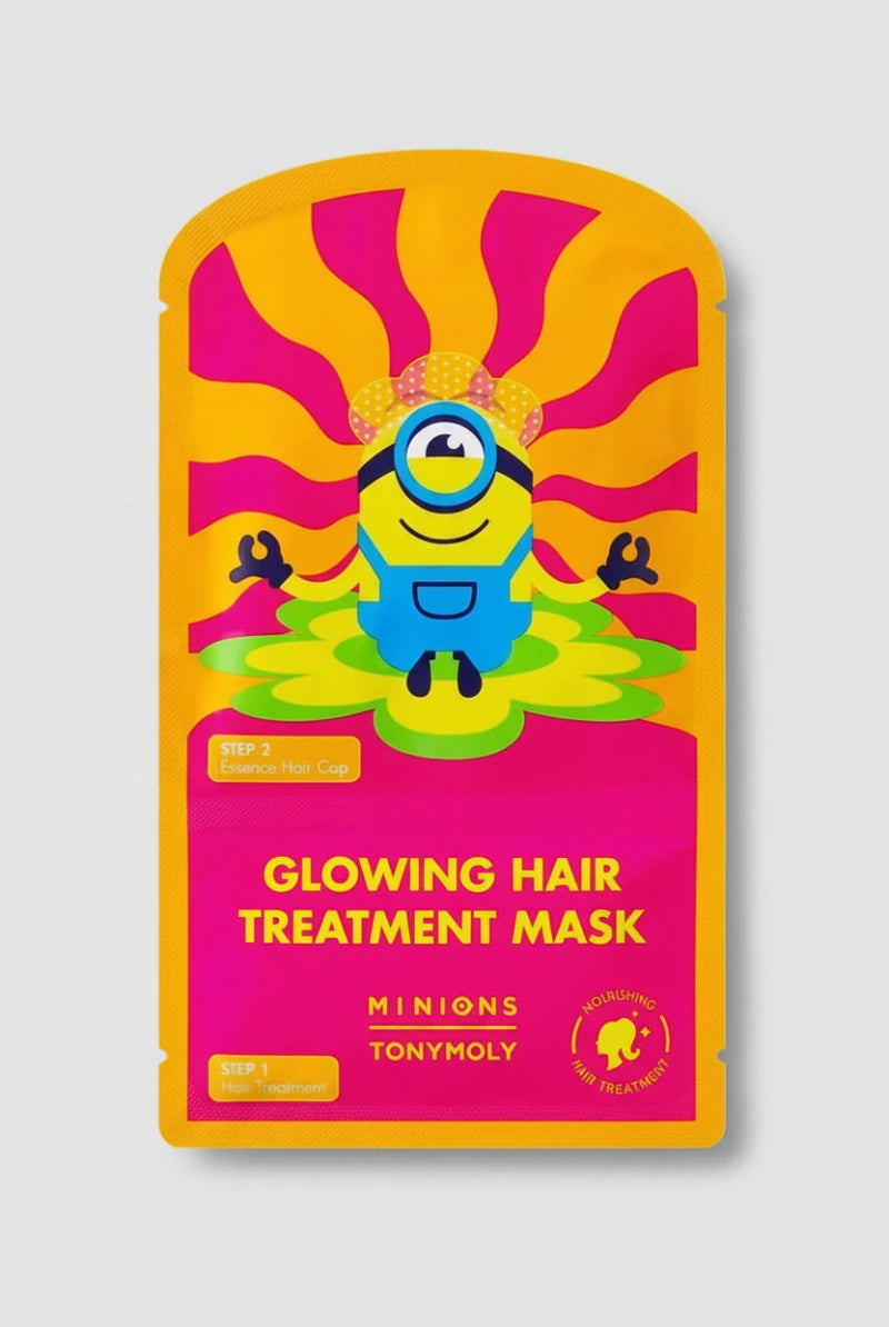 Shop Tony Moly Tony Moly x Minions Glowing Hair Treatment Mask Beauty Product for women – premium loungewear and festival fashion at Spoiled Brat