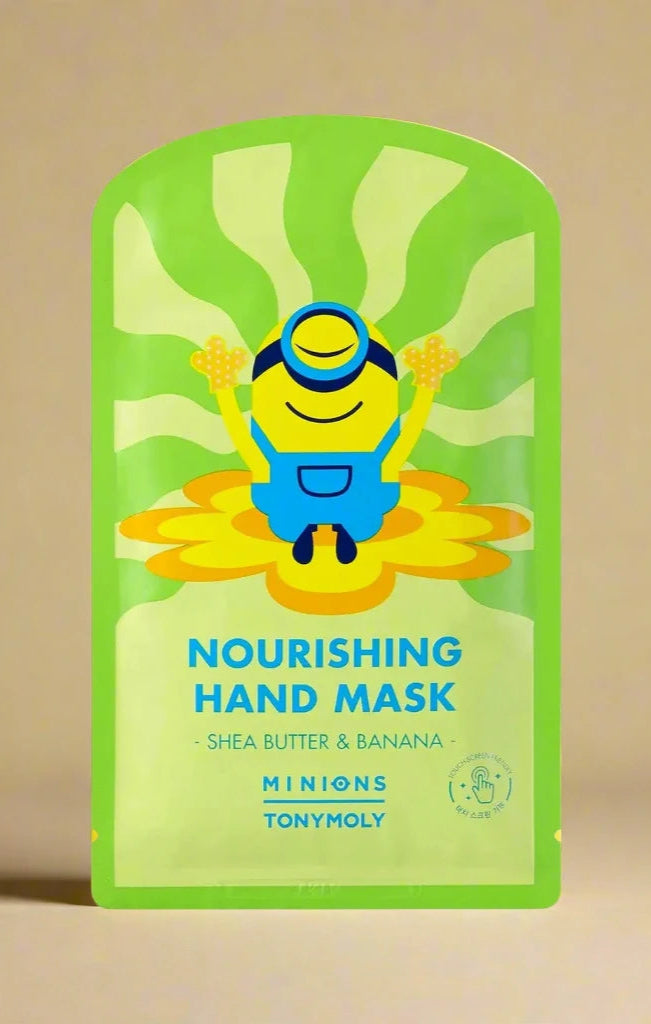 TonyMoly x Minions Nourishing Banana Hand Mask Beauty Product by Tony Moly as seen on celebrities