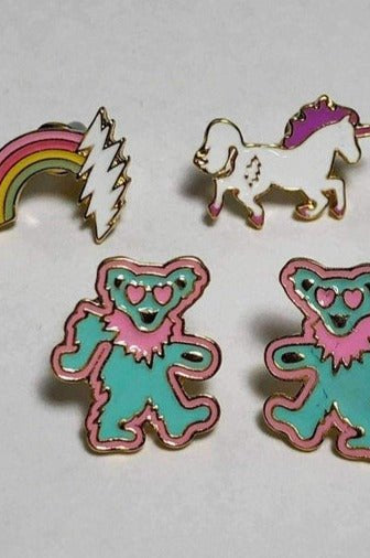 Trixy Starr x Grateful Dead Earring Set Earrings by Trixy Starr as seen on celebrities