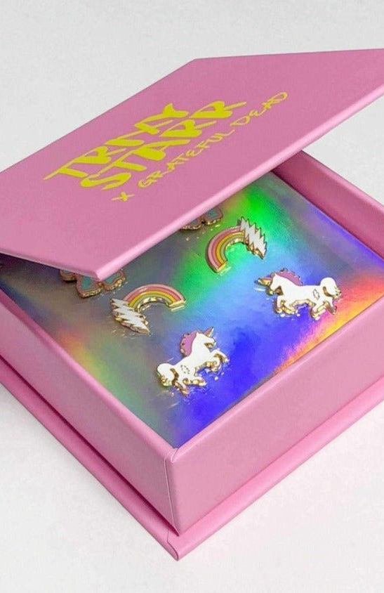 Trixy Starr x Grateful Dead Earring Set Earrings by Trixy Starr as seen on celebrities