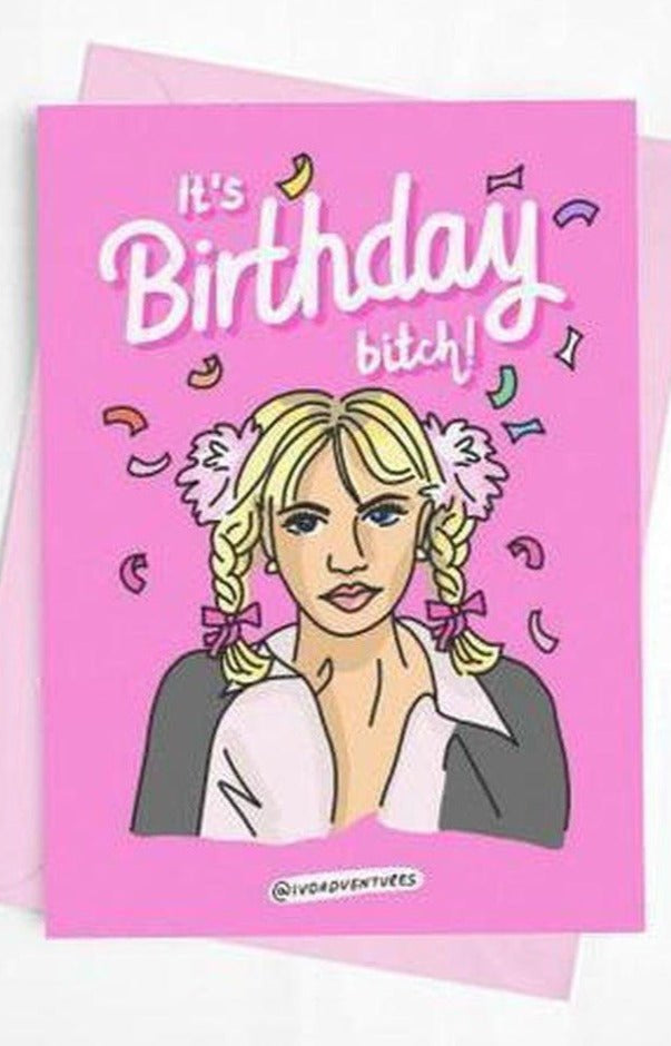 Yeah Bunny! Britney Birthday Card Gift Card by Yeah Bunny as seen on celebrities