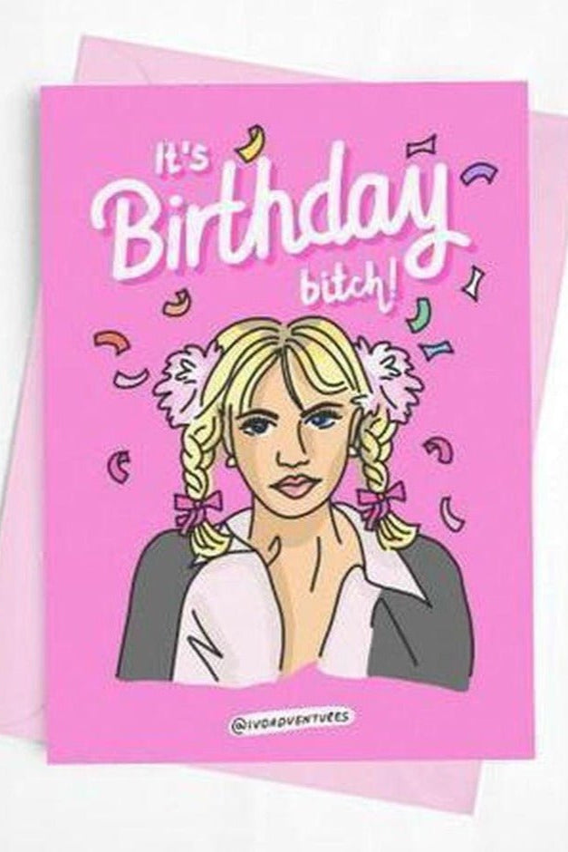 Yeah Bunny! Britney Birthday Card Gift Card by Yeah Bunny as seen on celebrities