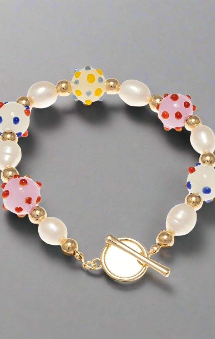 Shop 8 Other Reasons Sofia Richie x 8 Other Reasons Glass Bead Charm Bracelet Bracelet for women – premium loungewear and festival fashion at Spoiled Brat