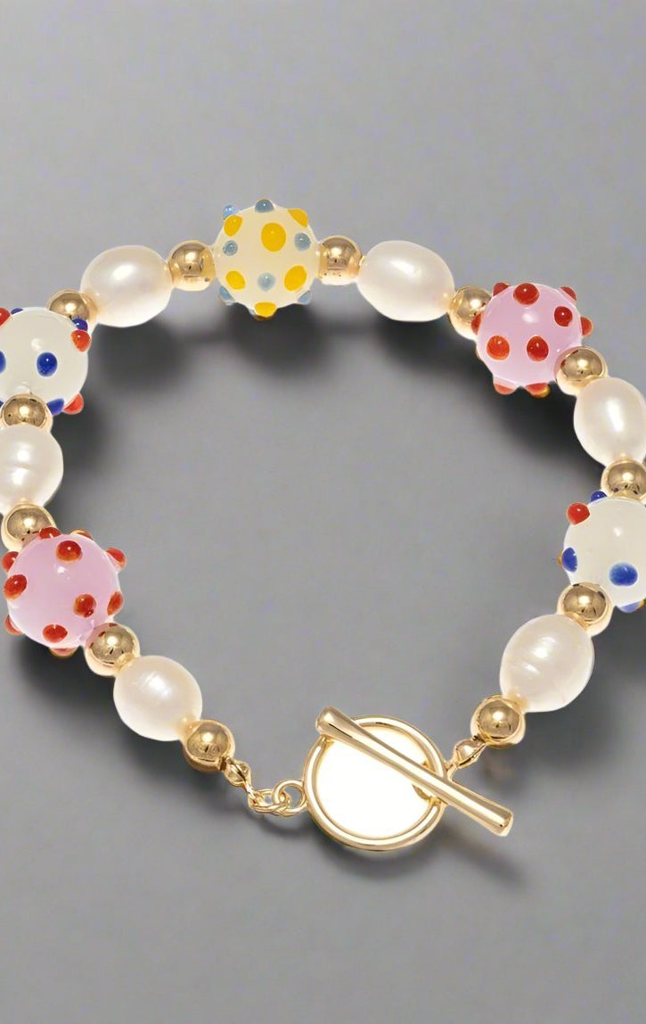 Shop 8 Other Reasons Sofia Richie x 8 Other Reasons Glass Bead Charm Bracelet Bracelet for women – premium loungewear and festival fashion at Spoiled Brat