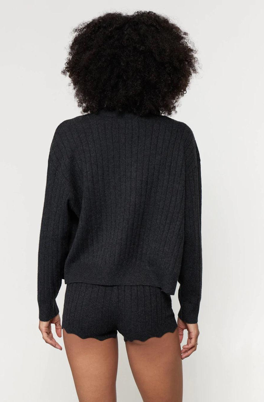 Shop Spiritual Gangster Spiritual Gangster Hudson Pointelle Cardigan Cardigan for women – premium loungewear and festival fashion at Spoiled Brat