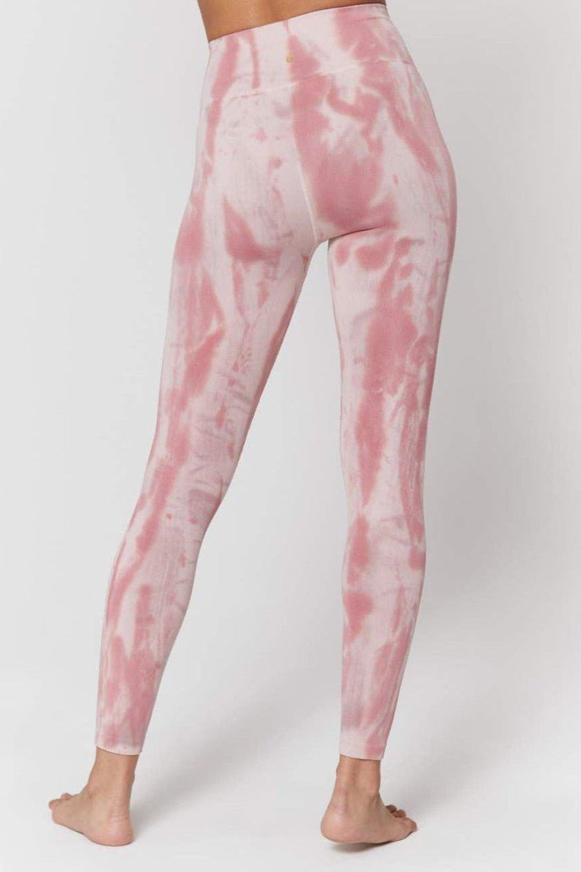 Shop Spiritual Gangster Spiritual Gangster Love Sculpt Winter Rose Tie Dye Leggings Leggings for women – premium loungewear and festival fashion at Spoiled Brat