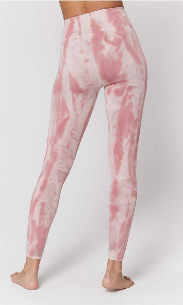 Shop Spiritual Gangster Spiritual Gangster Love Sculpt Winter Rose Tie Dye Leggings Leggings for women – premium loungewear and festival fashion at Spoiled Brat