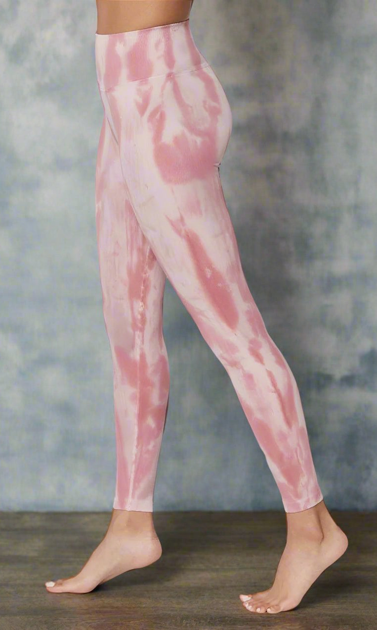 Shop Spiritual Gangster Spiritual Gangster Love Sculpt Winter Rose Tie Dye Leggings Leggings for women – premium loungewear and festival fashion at Spoiled Brat