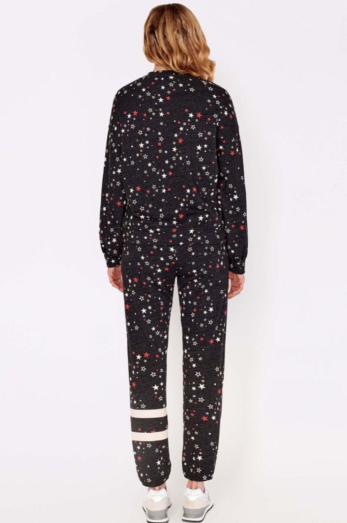 Shop Sundry Sundry Clothing Stars Relaxed Sweatshirt Jumper for women – premium loungewear and festival fashion at Spoiled Brat