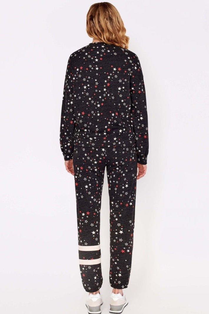 Shop Sundry Sundry Clothing Stars Relaxed Sweatshirt Jumper for women – premium loungewear and festival fashion at Spoiled Brat