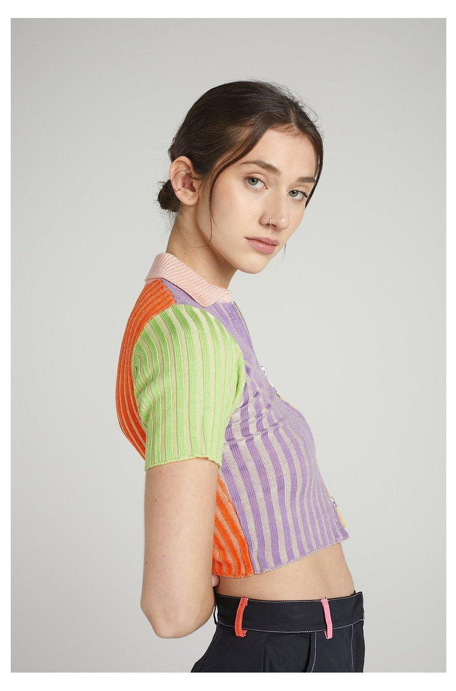 Shop The Ragged Priest The Ragged Priest Shine Knit Top as seen on Chloe Meadows Knit Jumper for women – premium loungewear and festival fashion at Spoiled Brat