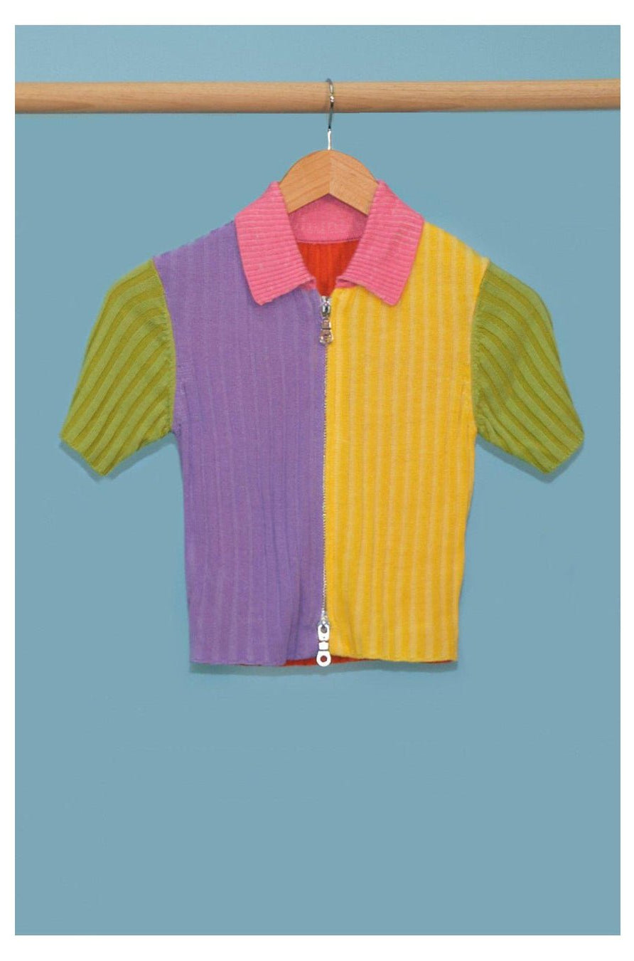 Shop The Ragged Priest The Ragged Priest Shine Knit Top as seen on Chloe Meadows Knit Jumper for women – premium loungewear and festival fashion at Spoiled Brat