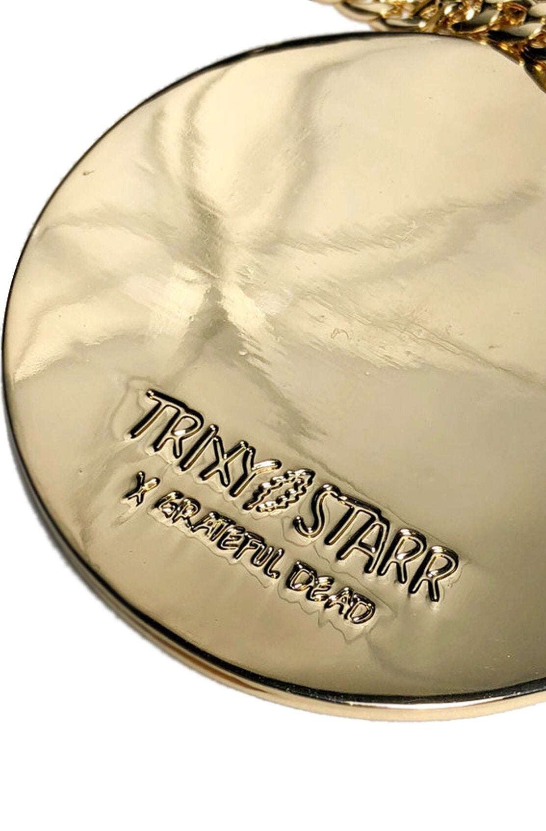 Shop Trixy Starr Trixy Starr x Grateful Dead Pastel Stealie Necklace Necklace for women – premium loungewear and festival fashion at Spoiled Brat