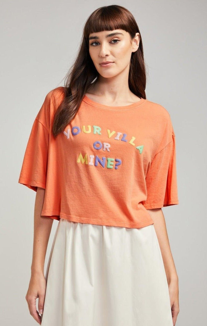 Shop Wildfox Wildfox Who's Villa Alhambra Tee T-Shirt for women – premium loungewear and festival fashion at Spoiled Brat