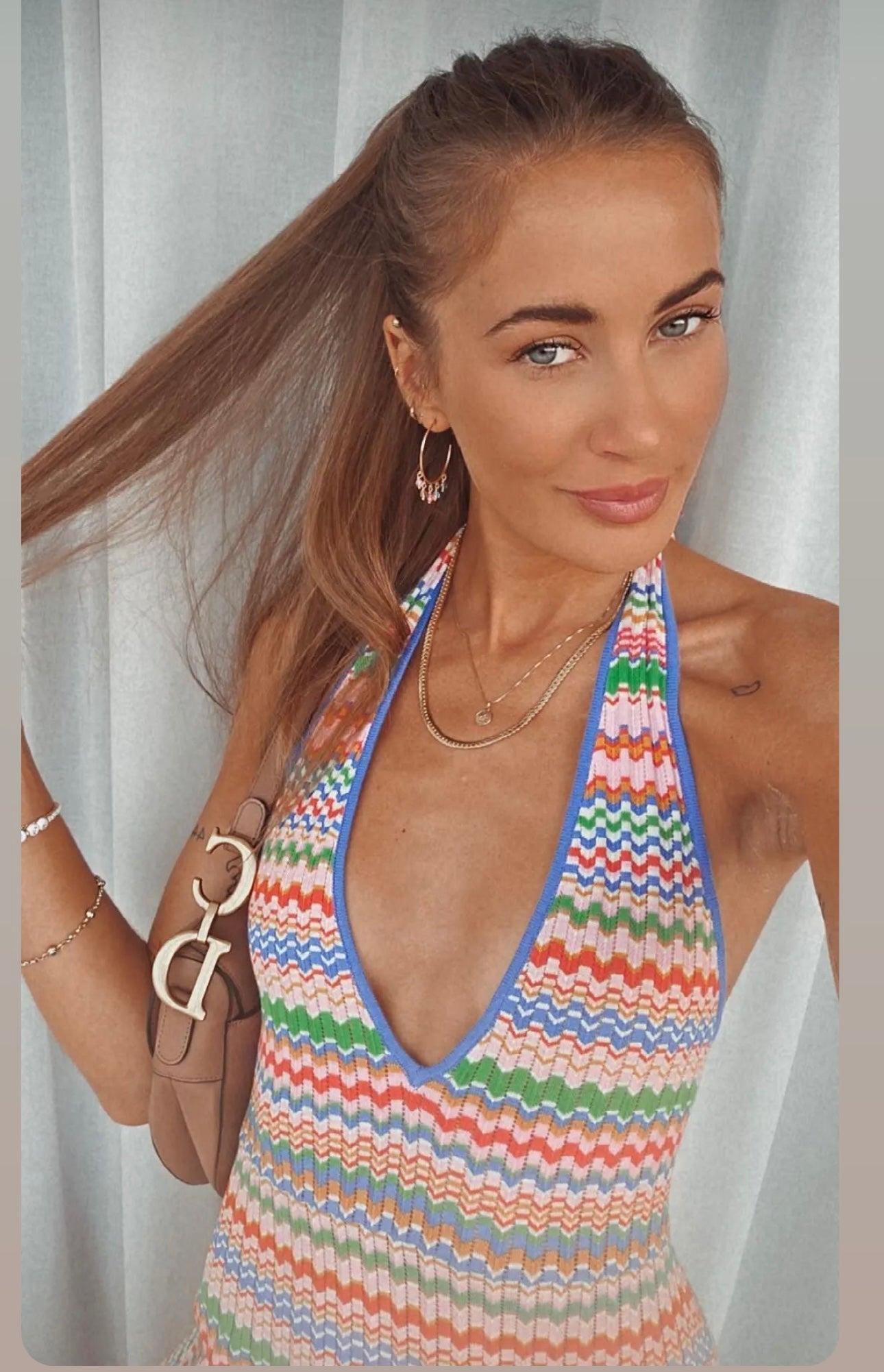 Alex in Colour wears our Show Me Your Mumu Dress - Spoiled Brat 