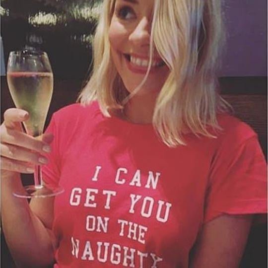 Holly Willoughby can get you on the Naughty List!-Spoiled Brat
