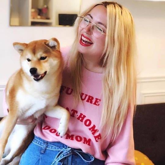 Lazy Kat is a Future Stay at Home Dog Mom in Wildfox - Spoiled Brat 