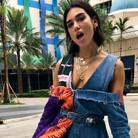 shp Dua Lipa clothing online , click to buy clothes and fashion worn by Dua Lipa online in our celebrity fashion boutique