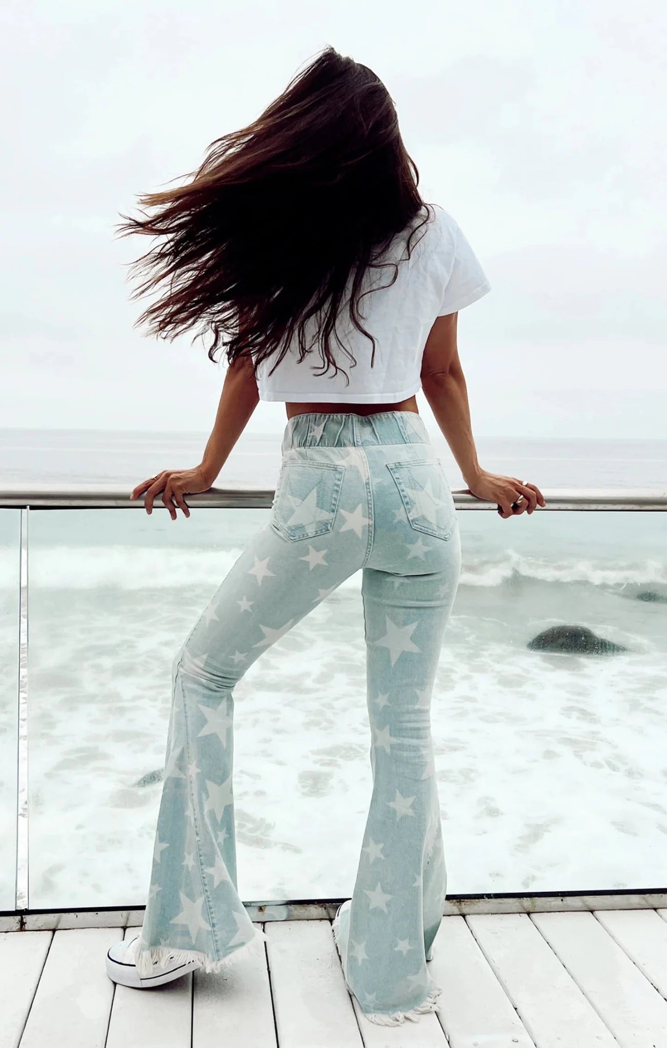 Womens Wide Leg Pants - Spoiled Brat 