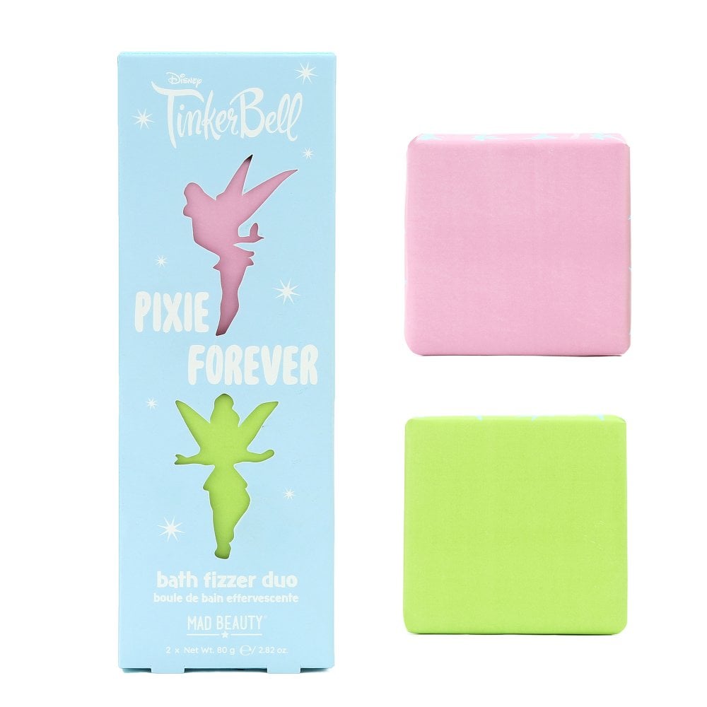 Disney Tinks Pixie Perfection Bath Fizzer Duo Bath Bombs by Mad Beauty as seen on celebrities