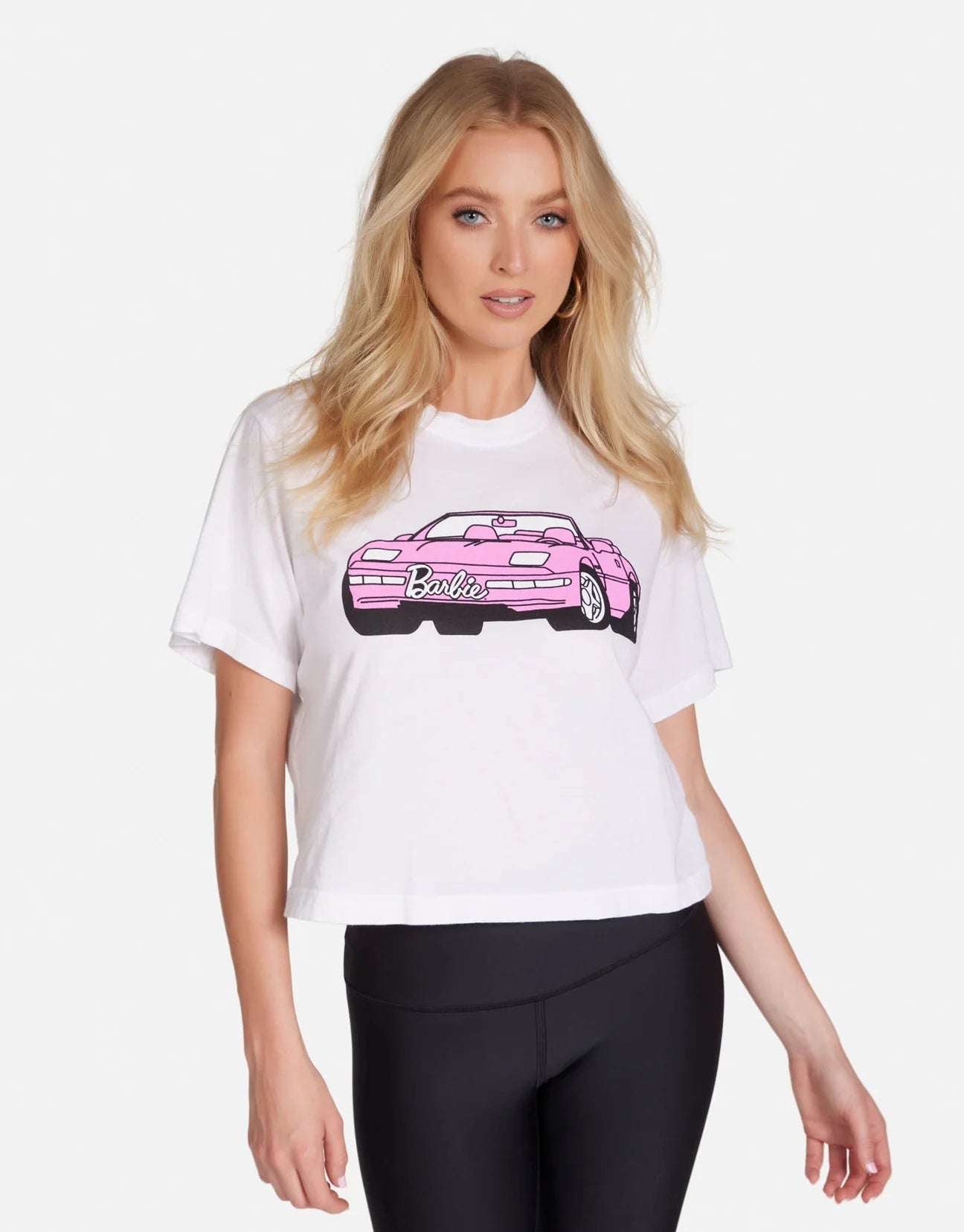 Lauren Moshi Rue Barbie Convertible Crop T-Shirt T-Shirt by Lauren Moshi as seen on celebrities