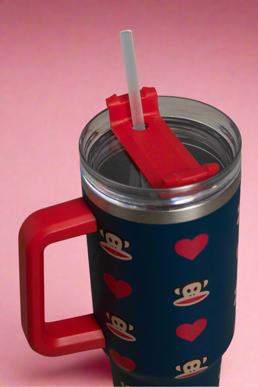 Shop Daisy Street Daisy Street x Paul Frank Reusable Cup and Straw online at Spoiled Brat