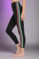 Spiritual Gangster Ada Stripe Leggings Leggings by Spiritual Gangster as seen on celebrities