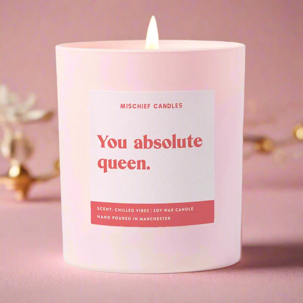 Shop Mischief Candles Mischief Candles You Queen Candle online at Spoiled Brat