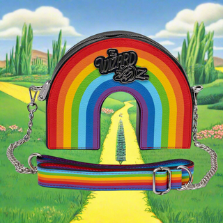 Buckle Down Products Wizard of Oz Rainbow Cross Body Bag