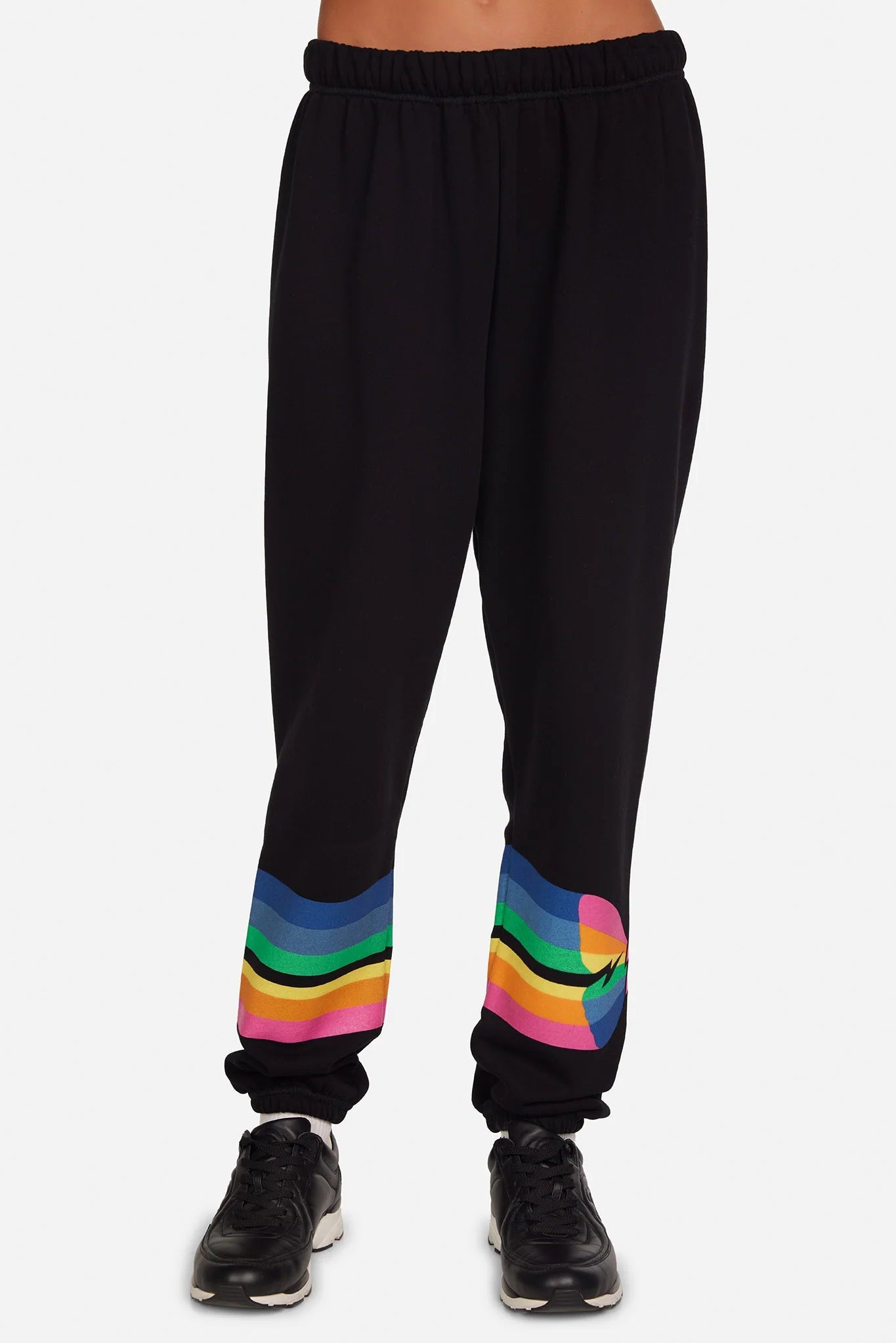 Lauren Moshi Tanzy Butterfly Stripes Joggers 