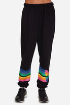Lauren Moshi Tanzy Butterfly Stripes Joggers 