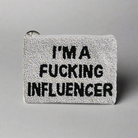 Tiana Designs Hand Beaded Im A Influencer Coin Purse Purse by Tiana New York as seen on celebrities