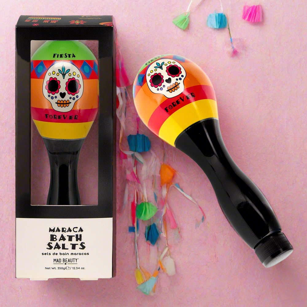 Shop Mad Beauty MAD Beauty Fiesta Forever Bath & Body Salts Maraca online at Spoiled Brat