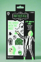 Warner Brothers Beetlejuice Body Tattoos Face Tattoo by Mad Beauty as seen on celebrities