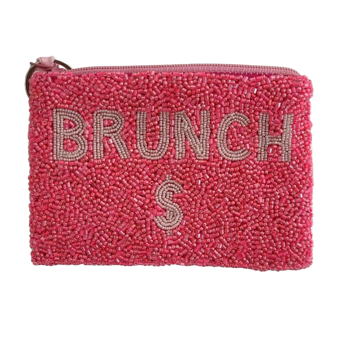 Shop Tiana Designs Hand Beaded Brunch Money Coin Purse - Premium Purse from Tiana New York Online now at Spoiled Brat 