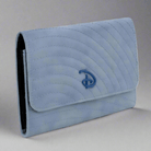 Buckle Down Disney Logo Sky Blue Fold Over Wallet Wallet by Buckle Down Products as seen on celebrities