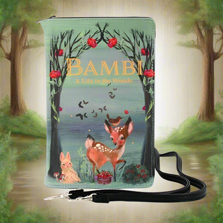 Bambi Book Clutch Bag In Vinyl