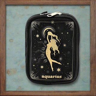 Zodiac Sign Wristlet Purse