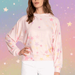 PJ Salvage Peach Party Star Hoodie Hoodie by PJ Salvage as seen on celebrities