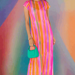 Show Me Your Mumu Molly Rainbow Midi Dress Midi Dress by Show Me Your Mumu as seen on celebrities